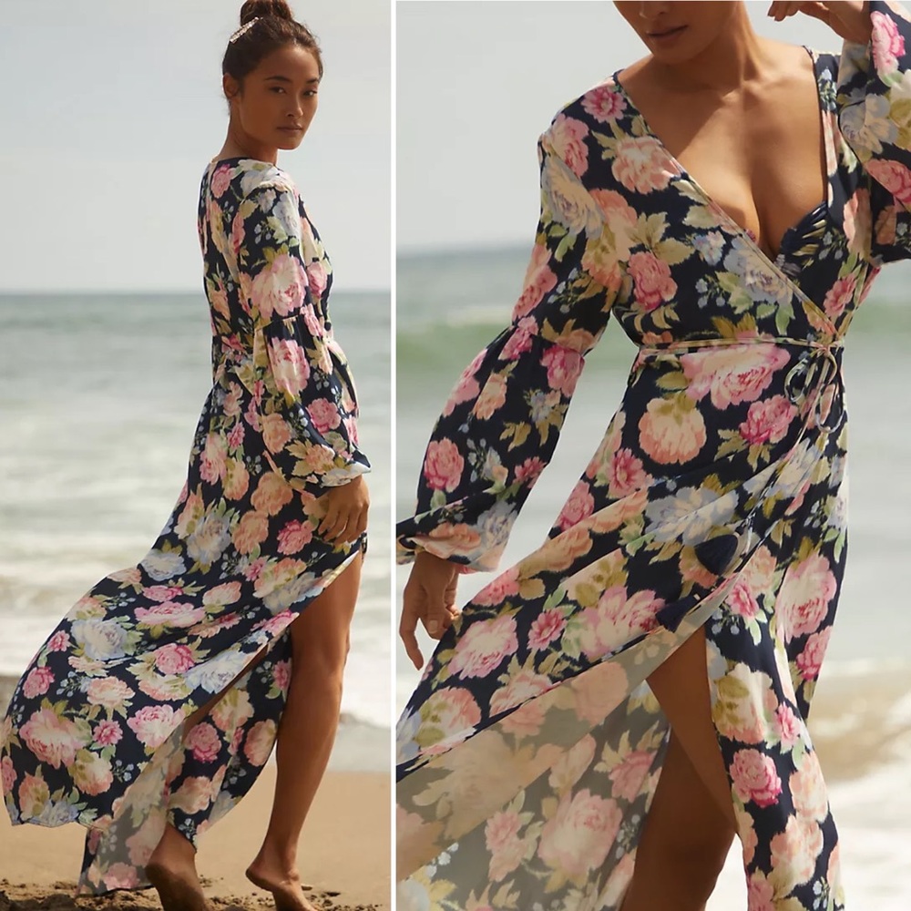 Maaji Floral Aubree Kimono Dress Cover Up